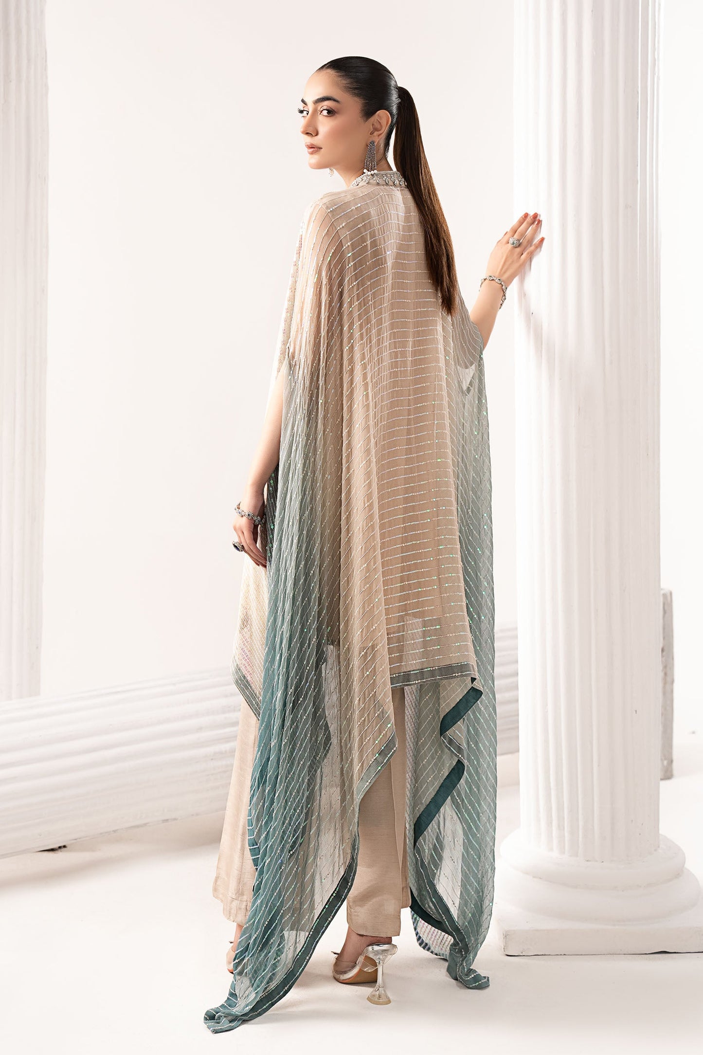 Maria B | Eid Collection 26 | 3 Piece Embroidered Chiffon Suit