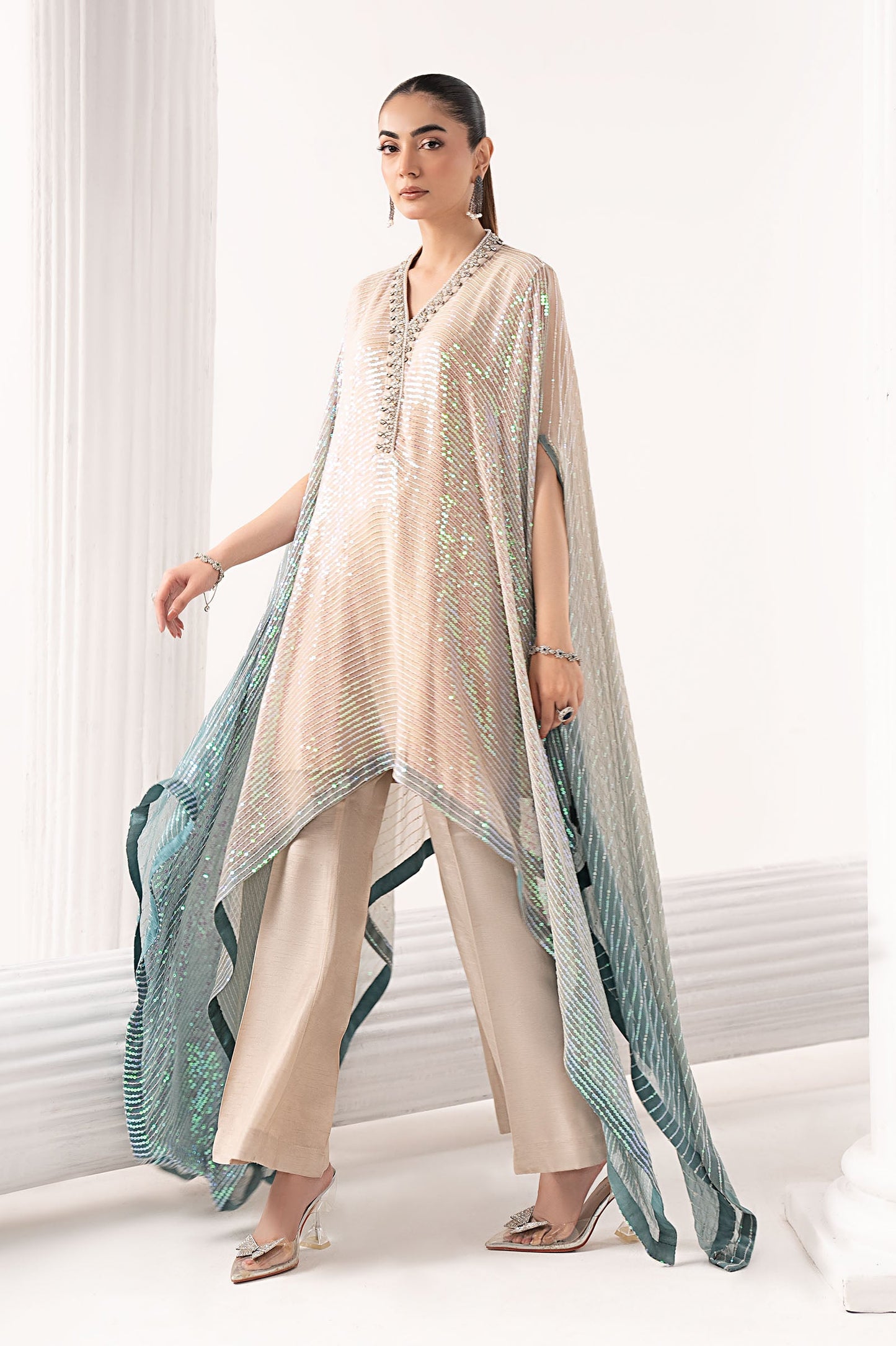 Maria B | Eid Collection 26 | 3 Piece Embroidered Chiffon Suit