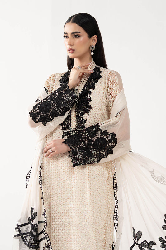 Maria B | Eid Collection 26 | 3 Piece Embroidered Chiffon Suit