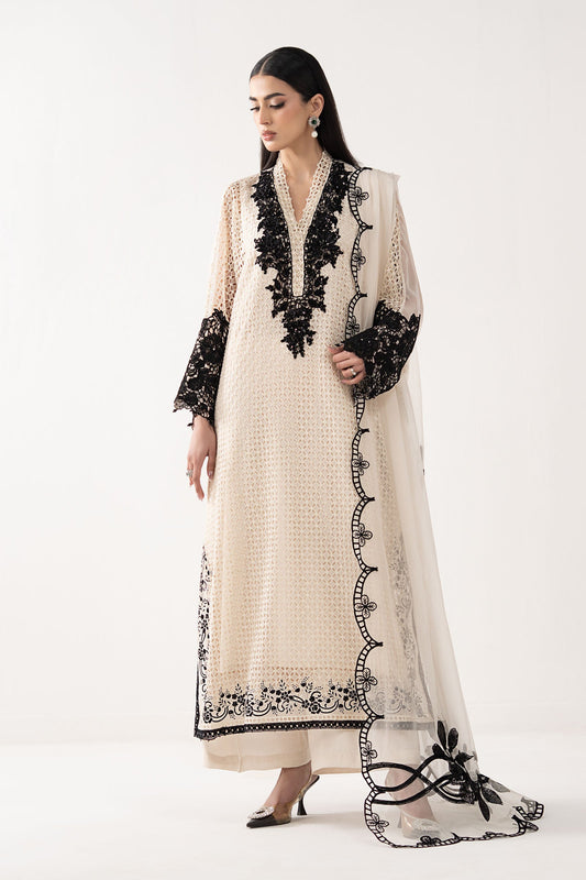 Maria B | Eid Collection 26 | 3 Piece Embroidered Chiffon Suit