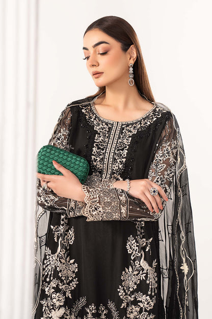 Maria B | Eid Collection 26 | 3 Piece Embroidered Chiffon Suit