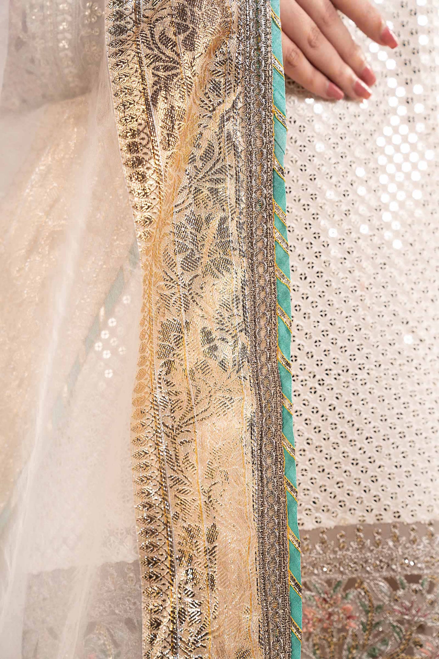 Maria B | Eid Collection 26 | 3 Piece Embroidered Chiffon Suit