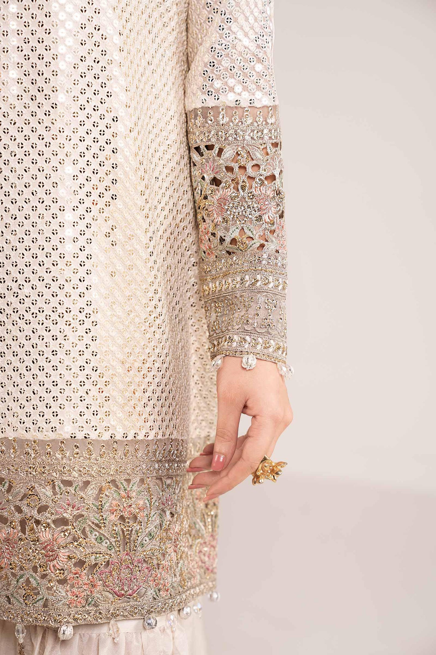 Maria B | Eid Collection 26 | 3 Piece Embroidered Chiffon Suit