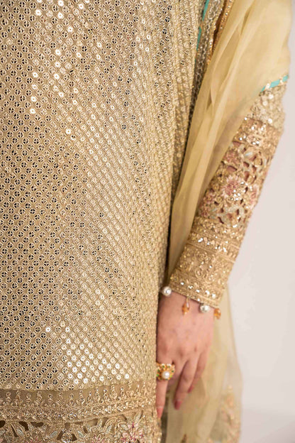 Maria B | Eid Collection Formals 26 | 3 Piece Embroidered Chiffon Suit