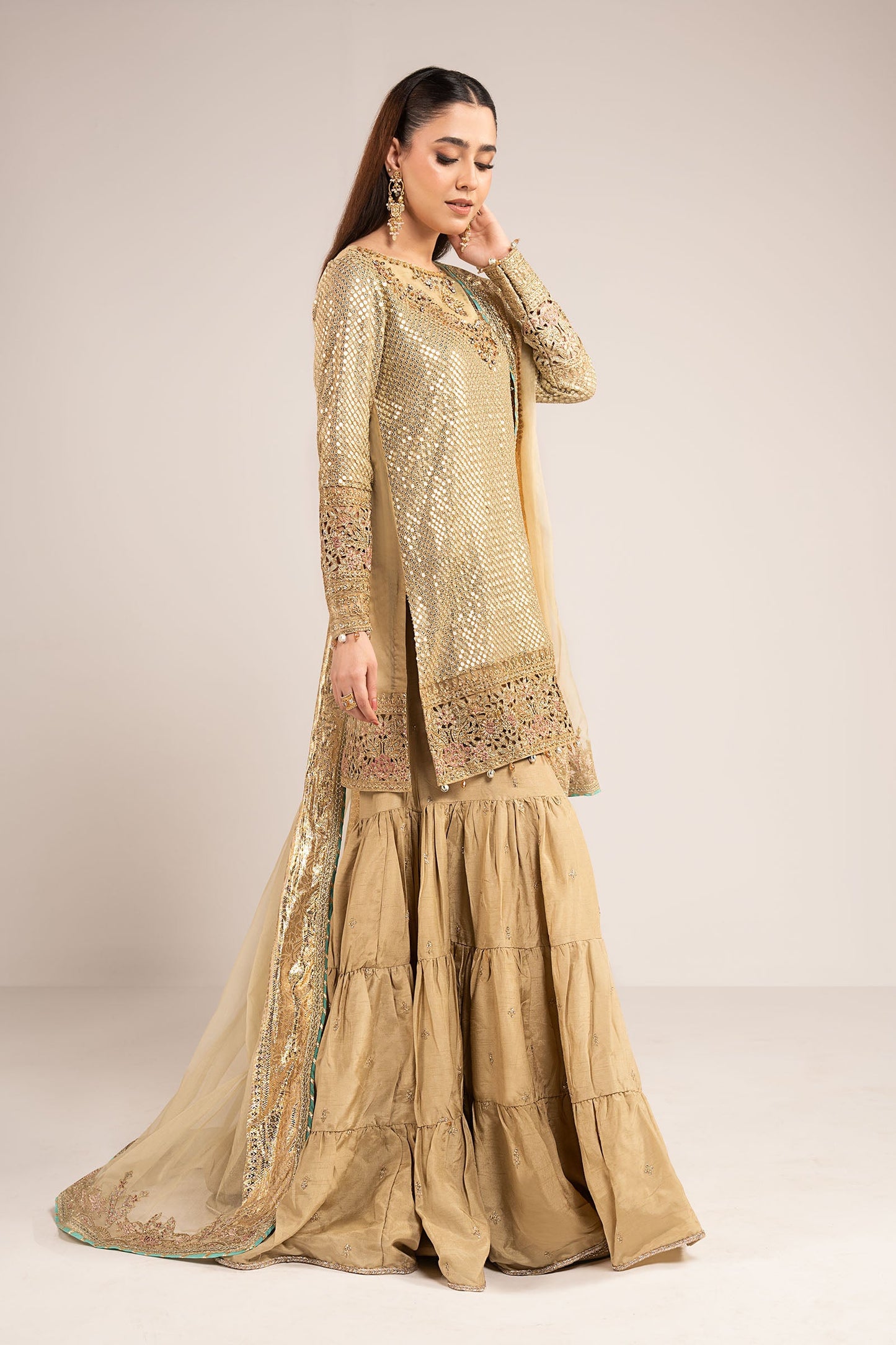 Maria B | Eid Collection 26 | 3 Piece Embroidered Chiffon Suit