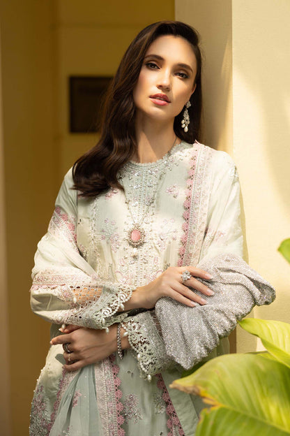 Maria B | Eid Collection 26 | 3 Piece Embroidered Raw Silk Suit
