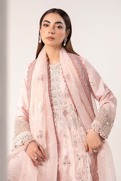 Maria B | Eid Collection 26 | 3 Piece Embroidered Raw Silk Suit