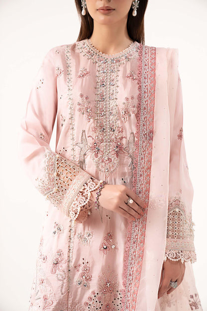 Maria B | Eid Collection 26 | 3 Piece Embroidered Raw Silk Suit