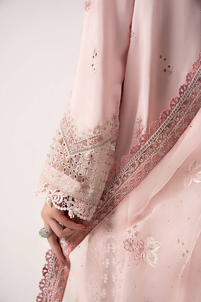 Maria B | Eid Collection 26 | 3 Piece Embroidered Raw Silk Suit