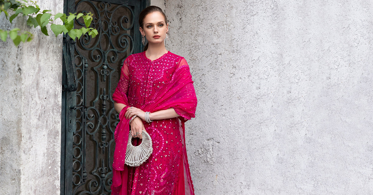 Maria B | Eid Collection 26 | 3 Piece Embroidered Organza Suit