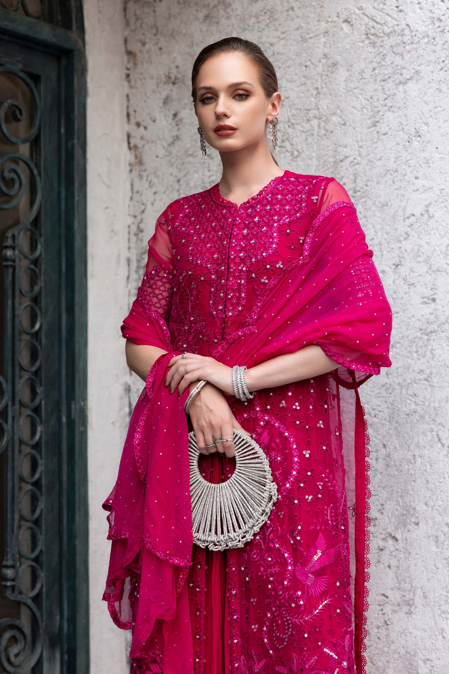 Maria B | Eid Collection 26 | 3 Piece Embroidered Organza Suit