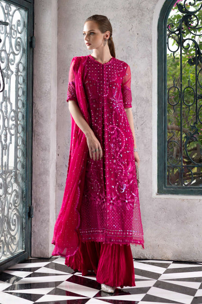 Maria B | Eid Collection 26 | 3 Piece Embroidered Organza Suit