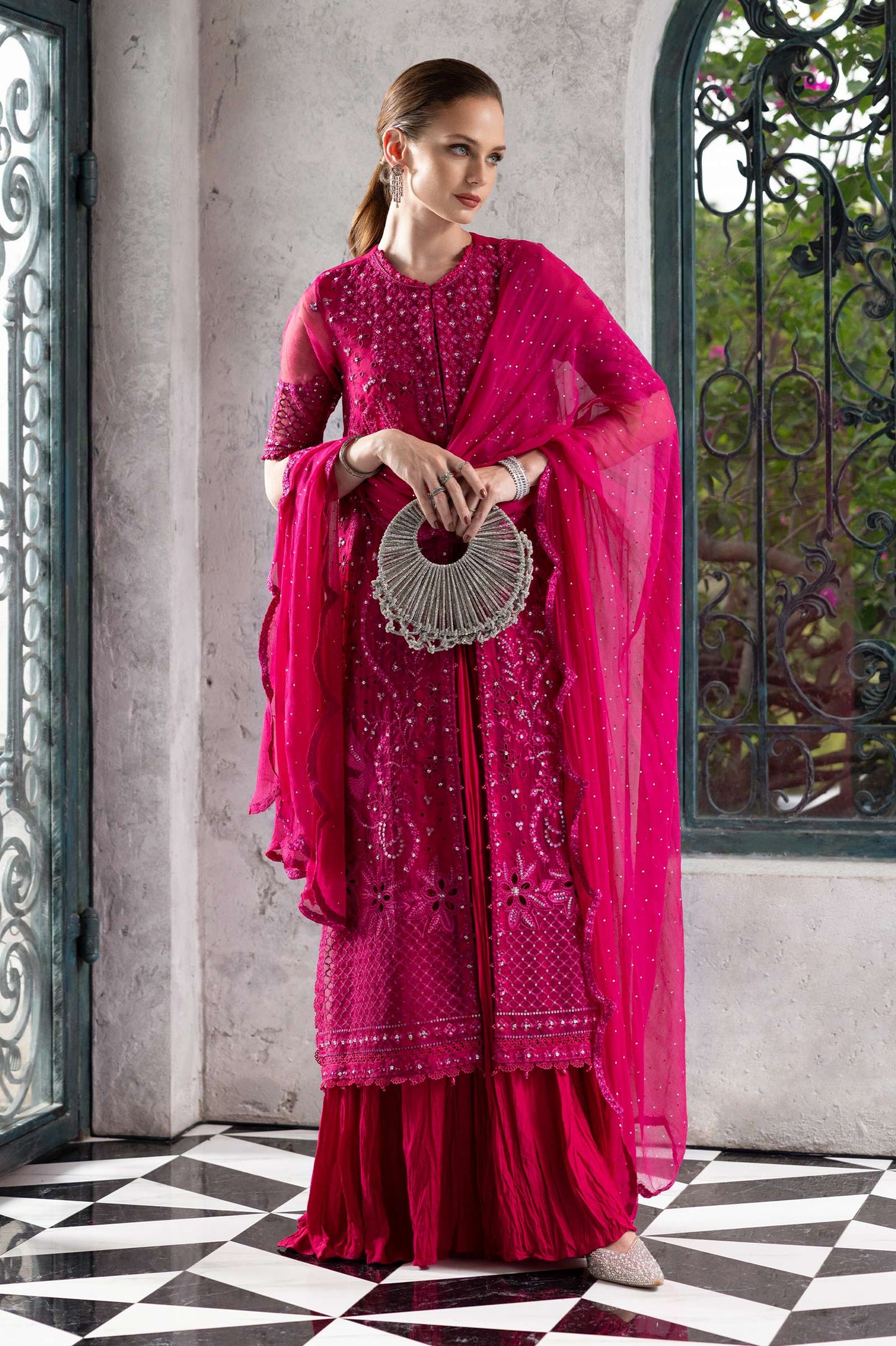 Maria B | Eid Collection 26 | 3 Piece Embroidered Organza Suit