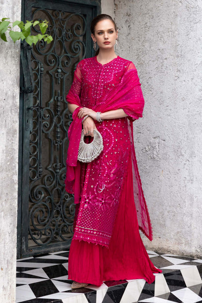 Maria B | Eid Collection 26 | 3 Piece Embroidered Organza Suit