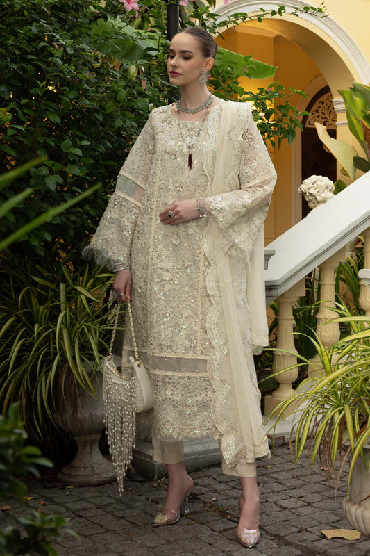 Maria B | Eid Collection 26 | 3 Piece Embroidered Organza Suit