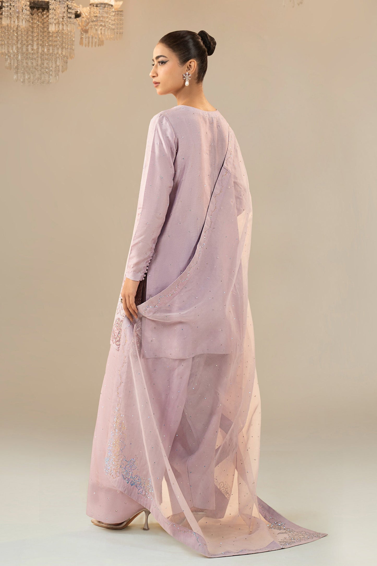 Maria B | Eid Collection 26 | 3 Piece Embellished Raw Silk Suit