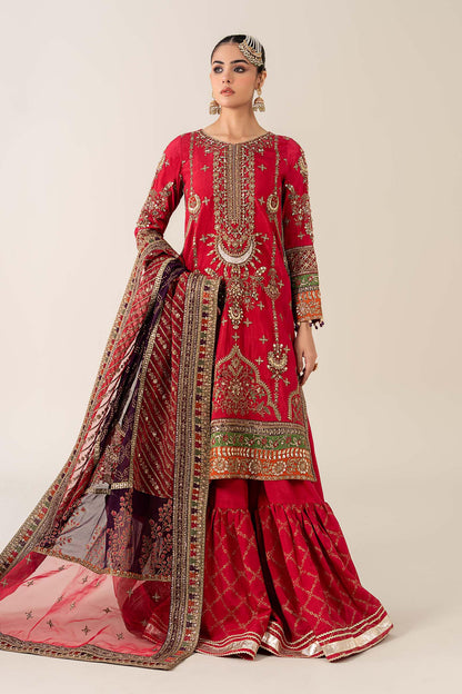 Maria B | Pre Fall 25 | Bamber Raw Silk Suit 14