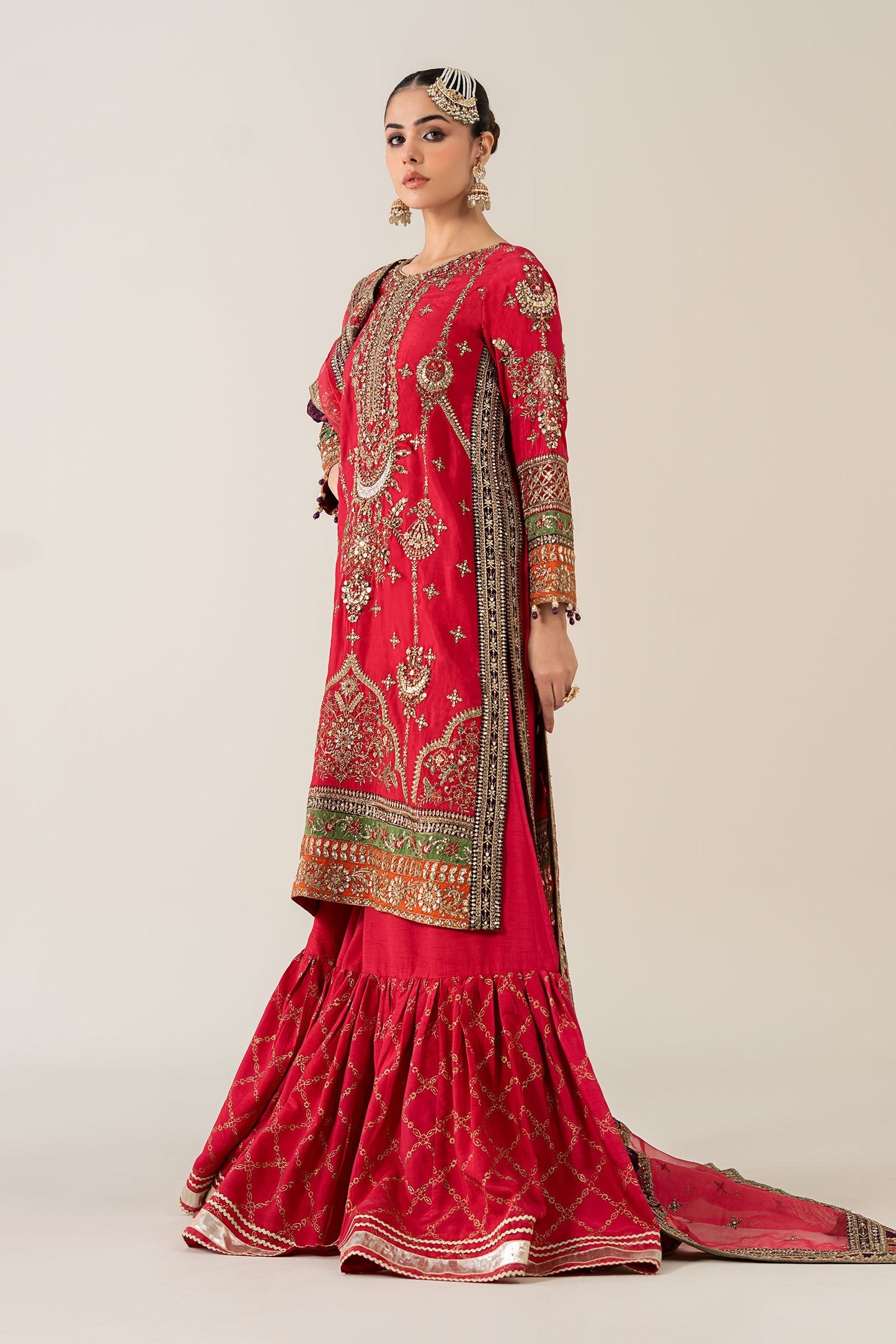 Maria B | Pre Fall 25 | Bamber Raw Silk Suit 14