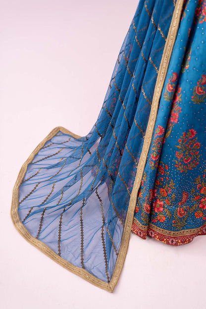 Maria B | Eid Collection 26 | 3 Piece Embroidered Raw Silk Suit