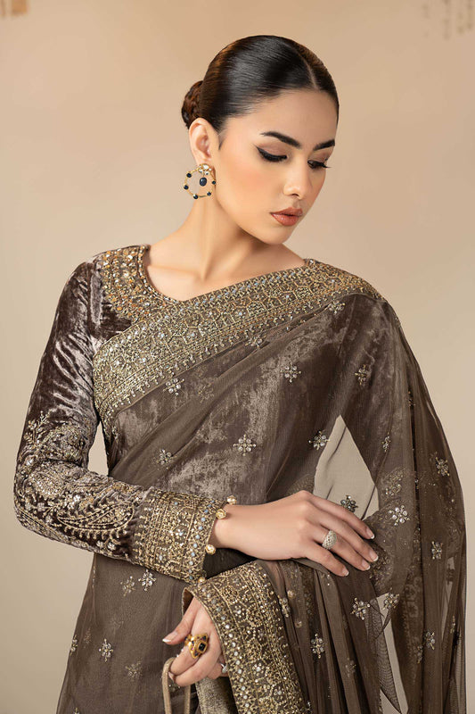 Maria B | Eid Collection 26 | Embroidered Net Saree