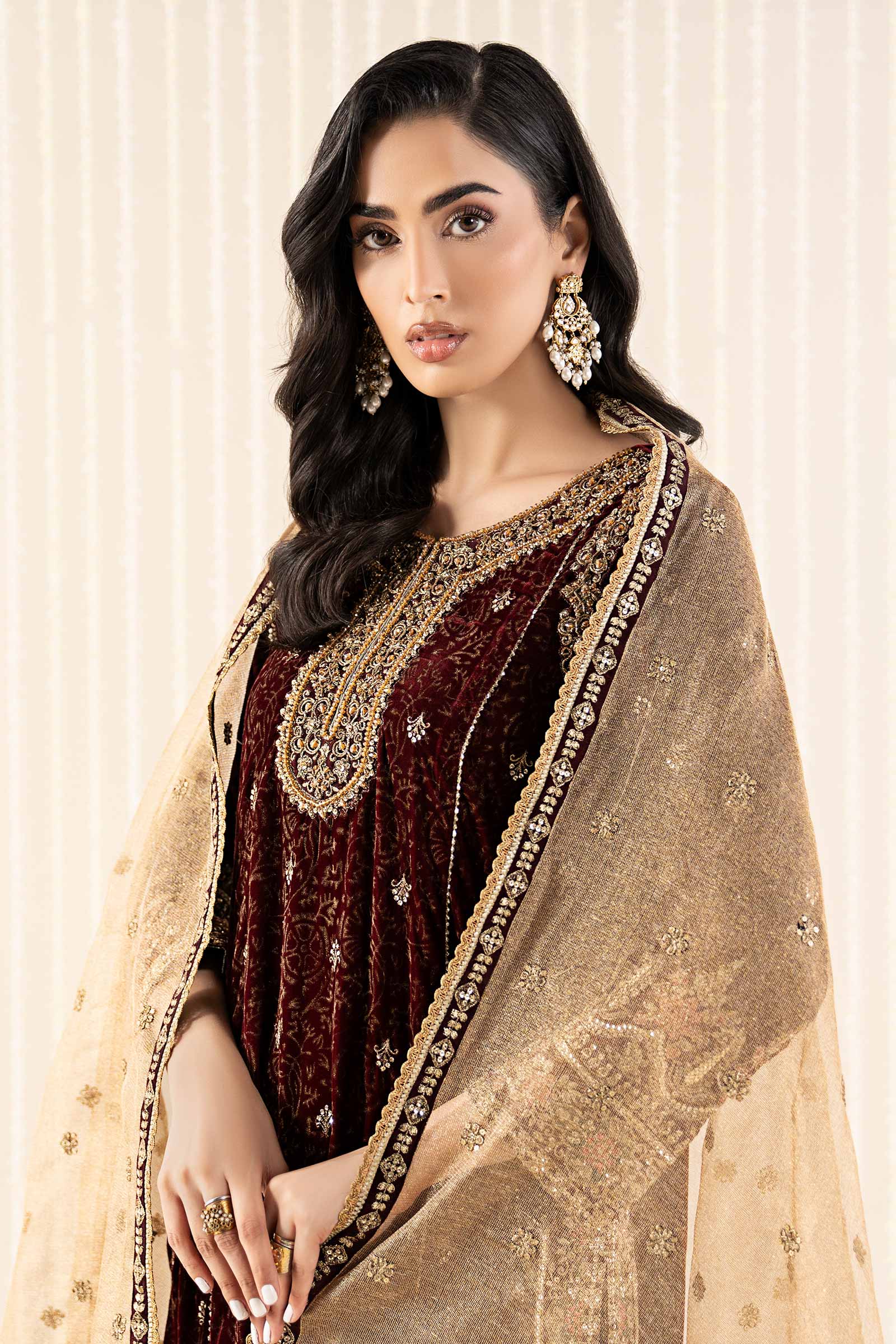 Maria B | Pre Fall 25 | SF-W25-09-Maroon