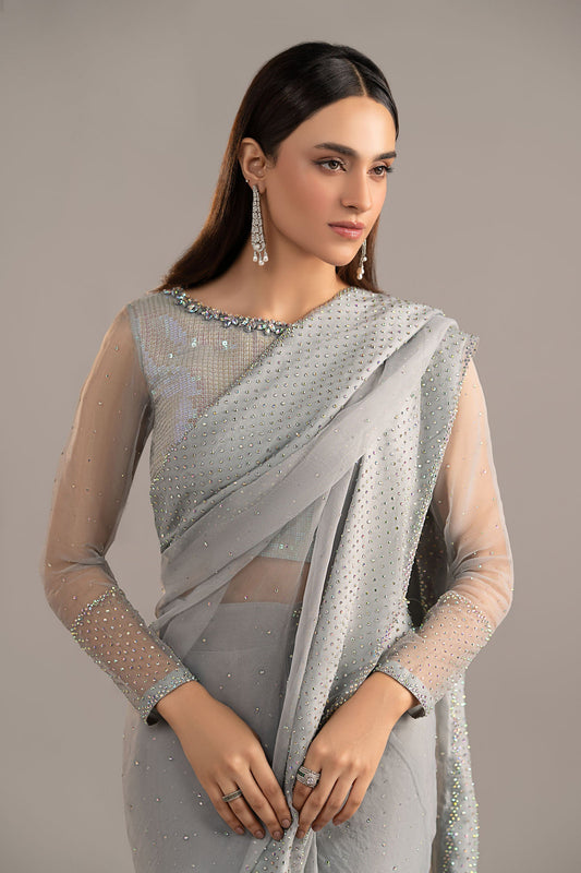 Maria B | Eid Collection 26 | Embellished Organza Saree