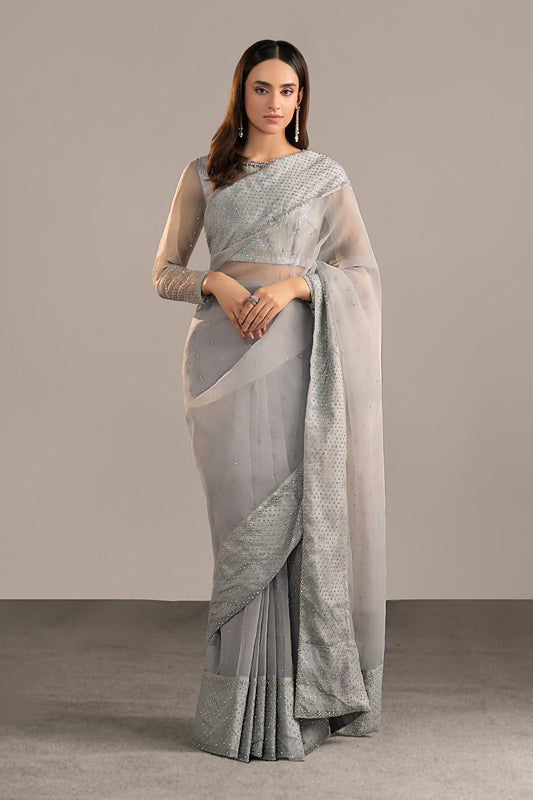 Maria B | Eid Collection 26 | Embellished Organza Saree