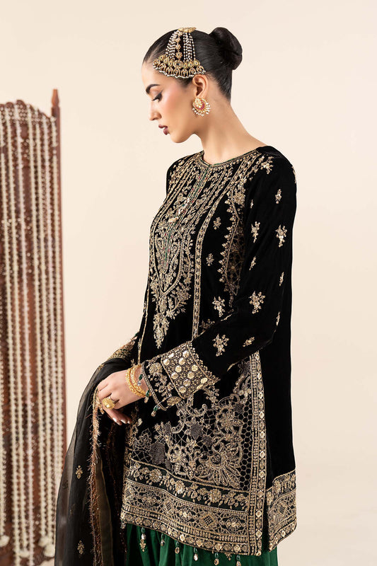 Maria B | Eid Collection 26 | 3 Piece Embroidered Velvet Suit