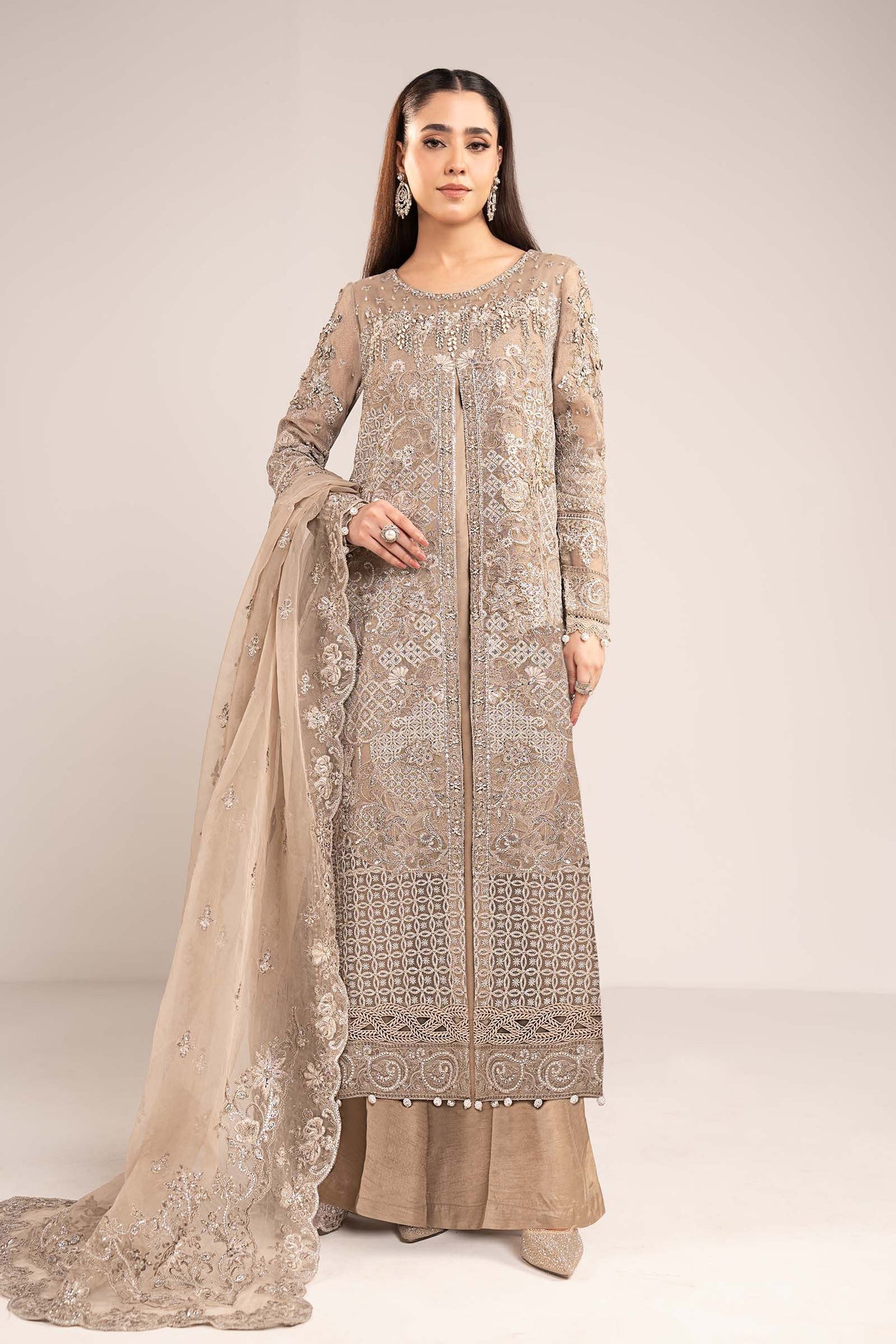 Maria B | Eid Collection 26 | 3 Piece Embroidered Net Suit