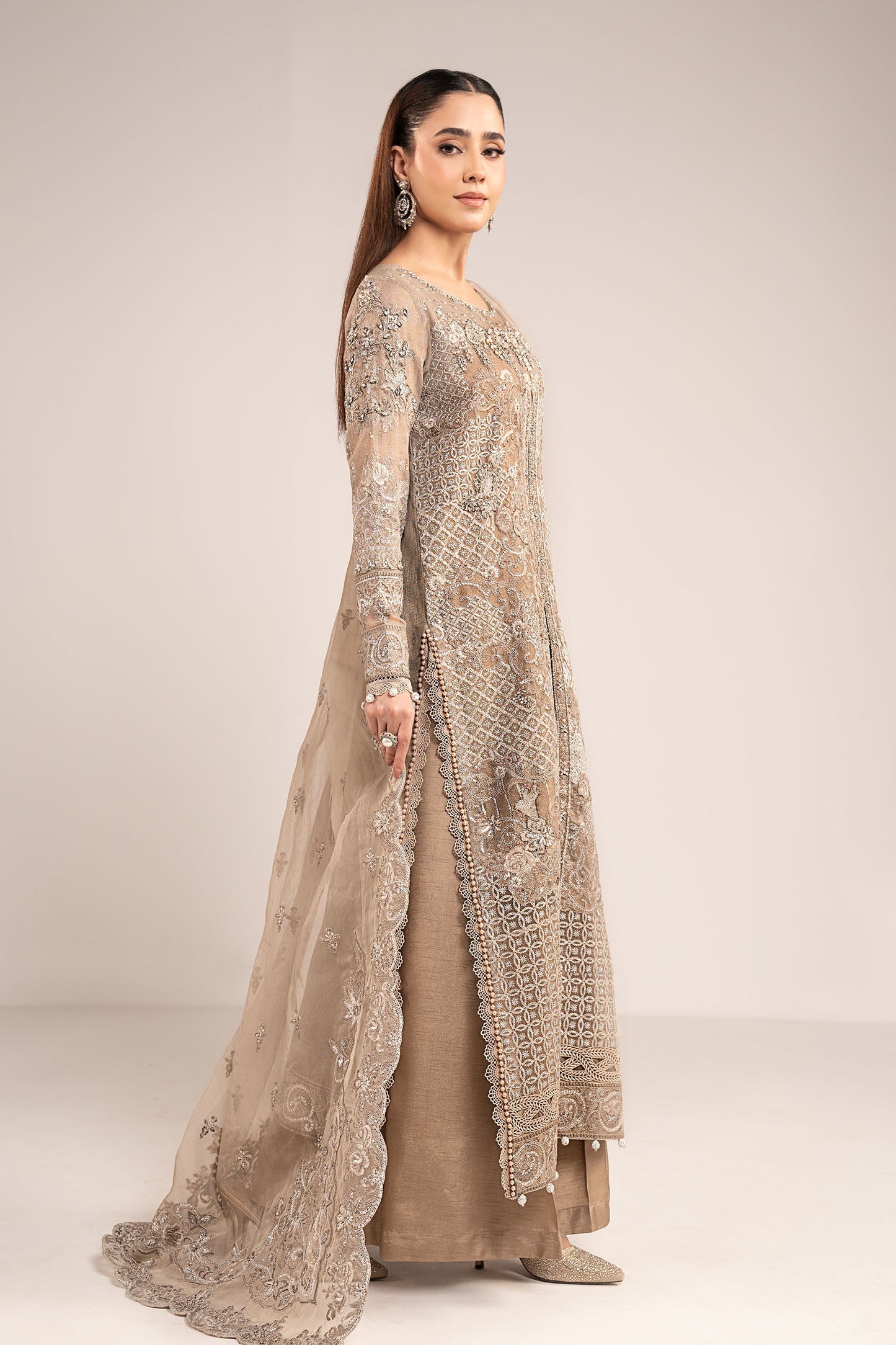 Maria B | Eid Collection 26 | 3 Piece Embroidered Net Suit