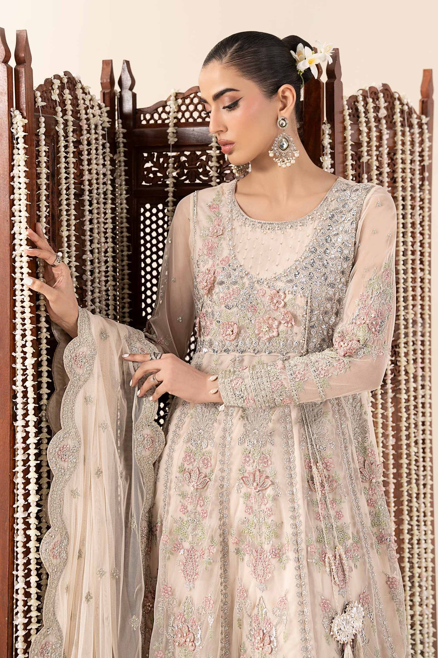 Maria B | Eid Collection 26 | 3 Piece Embroidered Net Suit