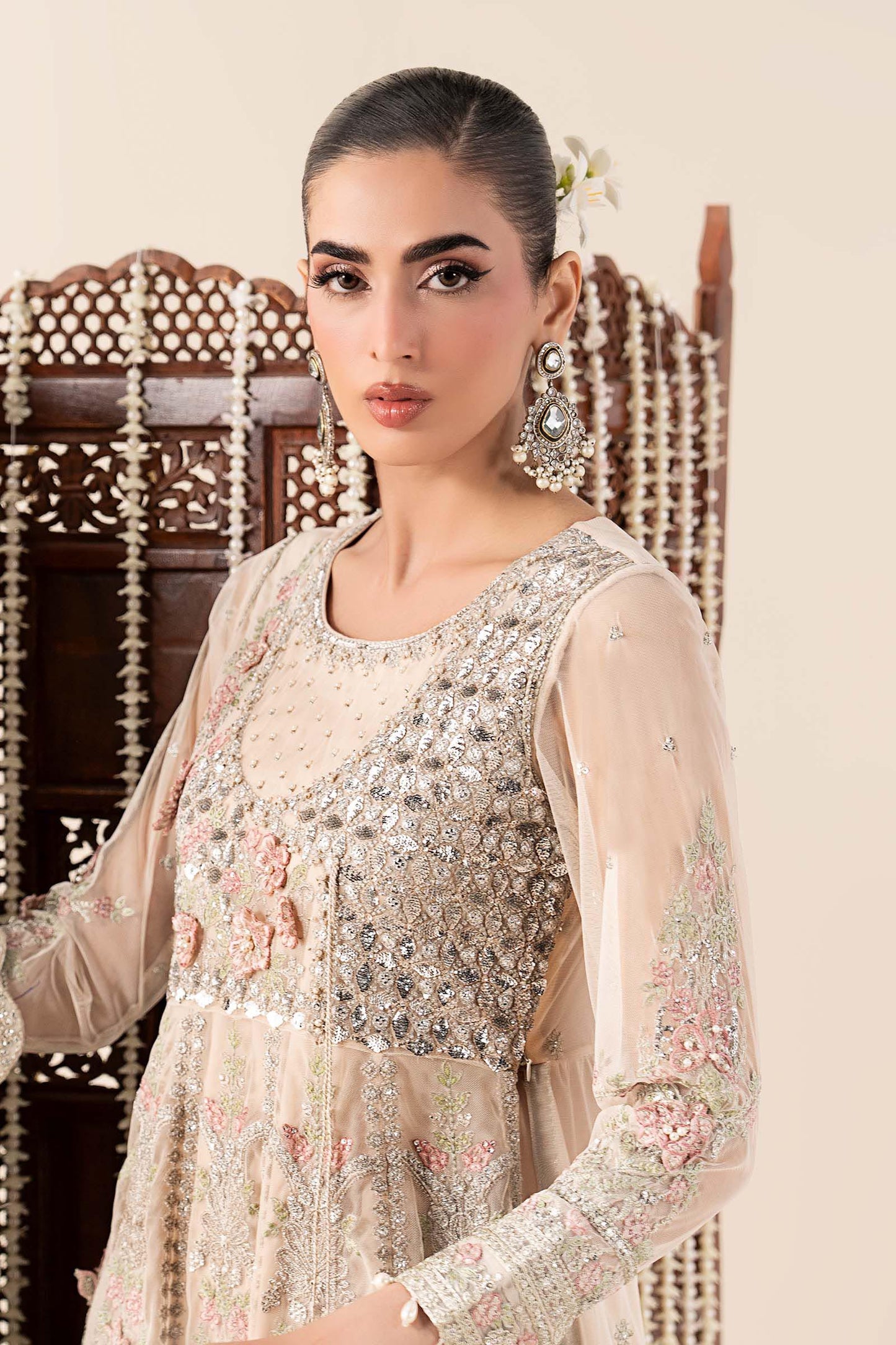 Maria B | Eid Collection 26 | 3 Piece Embroidered Net Suit