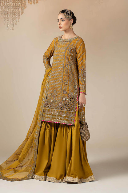 Maria B | Eid Collection 26 | 3 Piece Embroidered Raw Silk Suit
