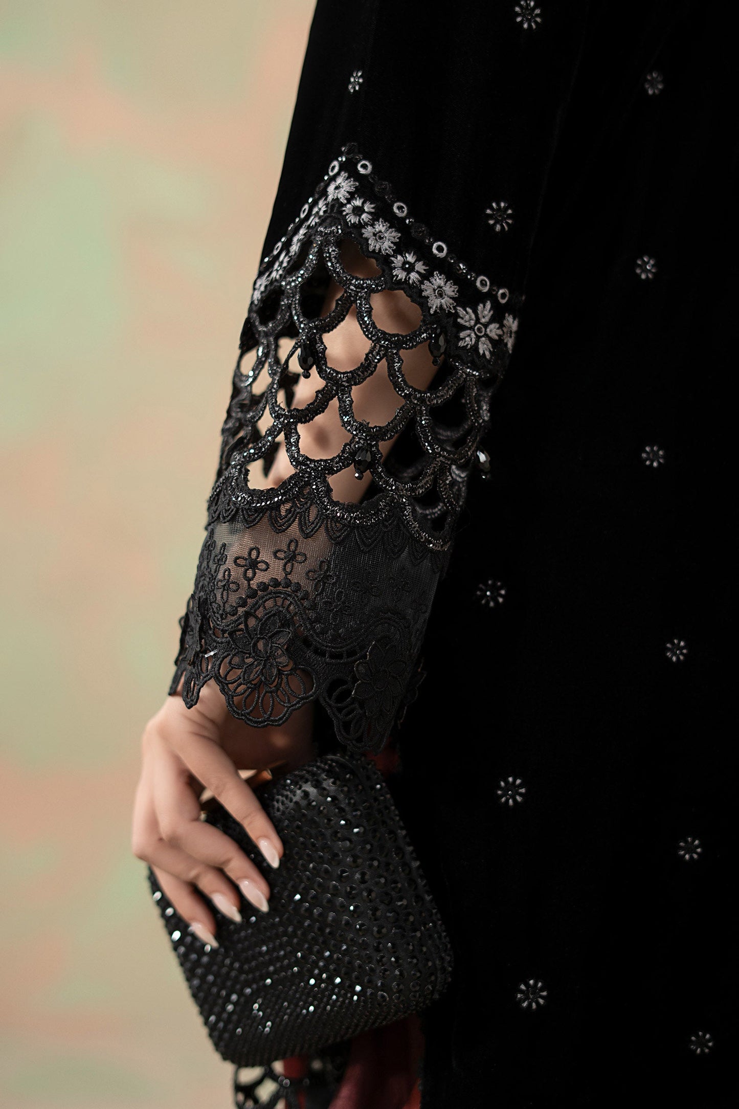 Maria B | Eid Collection 26 | 3 Piece Embroidered Velvet Suit
