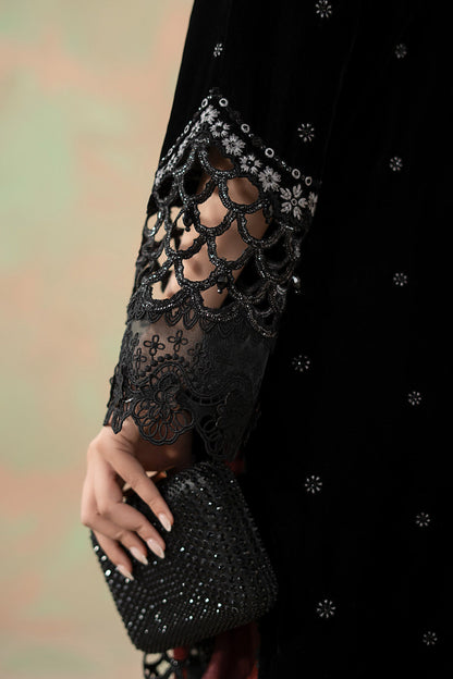 Maria B | Eid Collection 26 | 3 Piece Embroidered Velvet Suit