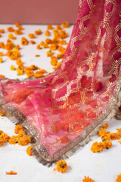 Maria B | Pre Fall 25 | SF-W25-40-Dark Pink