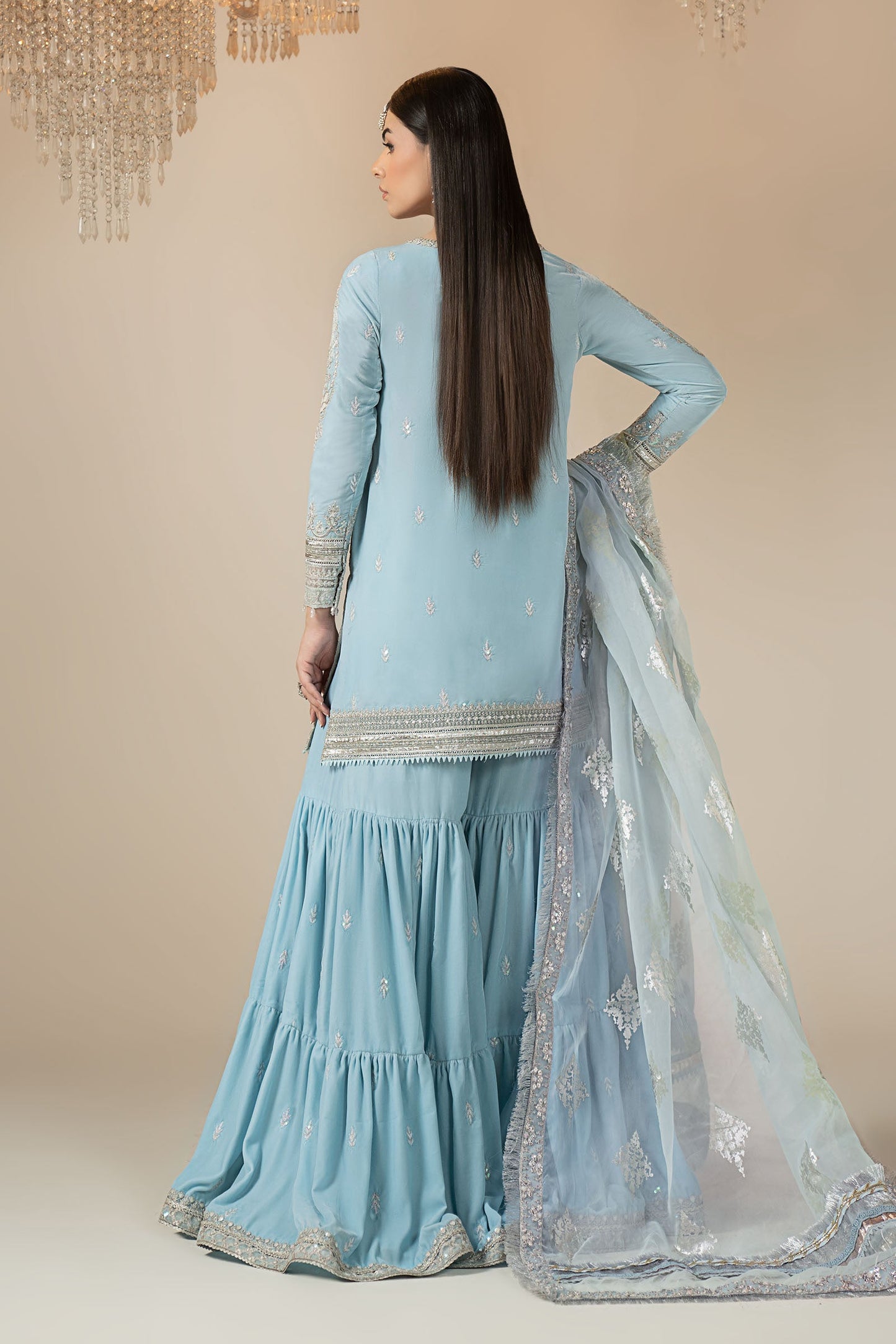 Maria B | Eid Collection 26 | 3 Piece Embroidered Velvet Suit