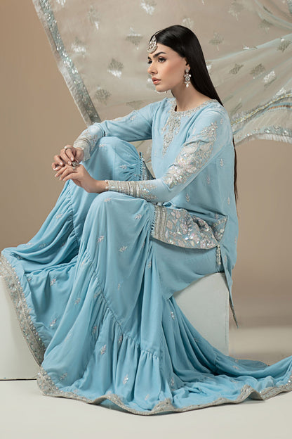 Maria B | Eid Collection 26 | 3 Piece Embroidered Velvet Suit
