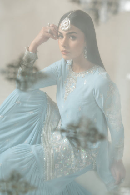 Maria B | Eid Collection 26 | 3 Piece Embroidered Velvet Suit