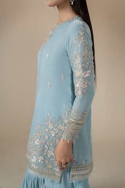 Maria B | Eid Collection 26 | 3 Piece Embroidered Velvet Suit
