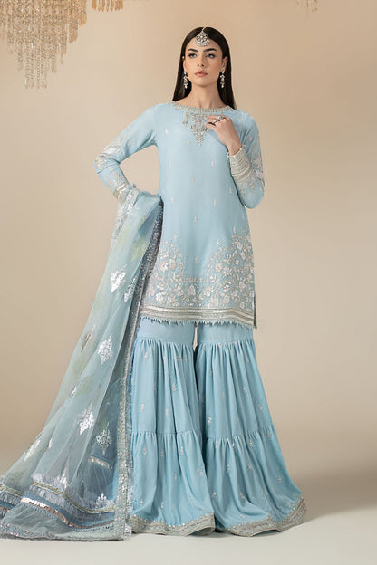 Maria B | Eid Collection 26 | 3 Piece Embroidered Velvet Suit