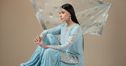 Maria B | Eid Collection 26 | 3 Piece Embroidered Velvet Suit