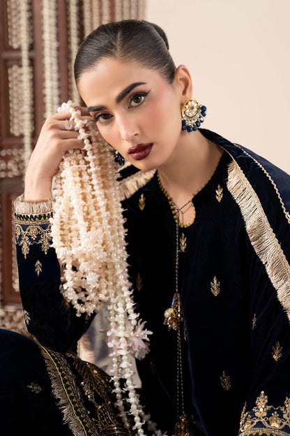 Maria B | Pre Fall 25 | SF-W25-43-Navy Blue