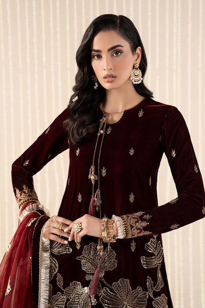Maria B | Pre Fall 25 | SF-W25-43-Maroon