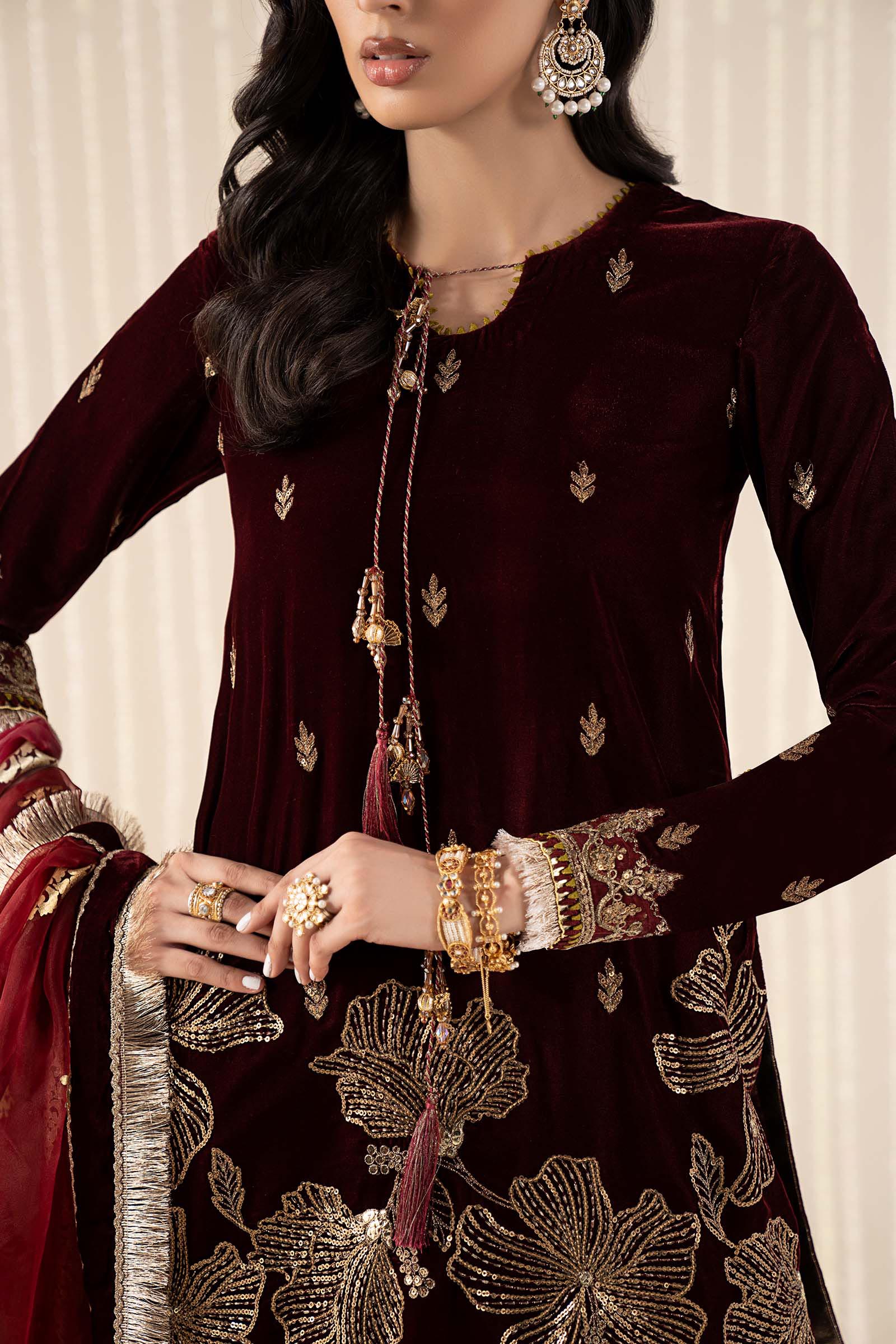 Maria B | Pre Fall 25 | SF-W25-43-Maroon