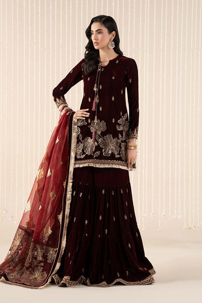 Maria B | Pre Fall 25 | SF-W25-43-Maroon