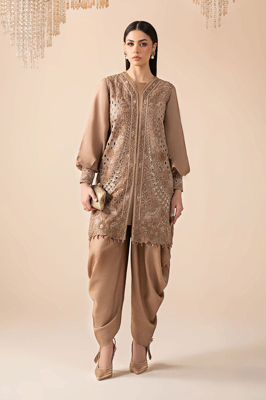 Maria B | Eid Collection 26 | 3 Piece Embroidered Raw Silk Suit