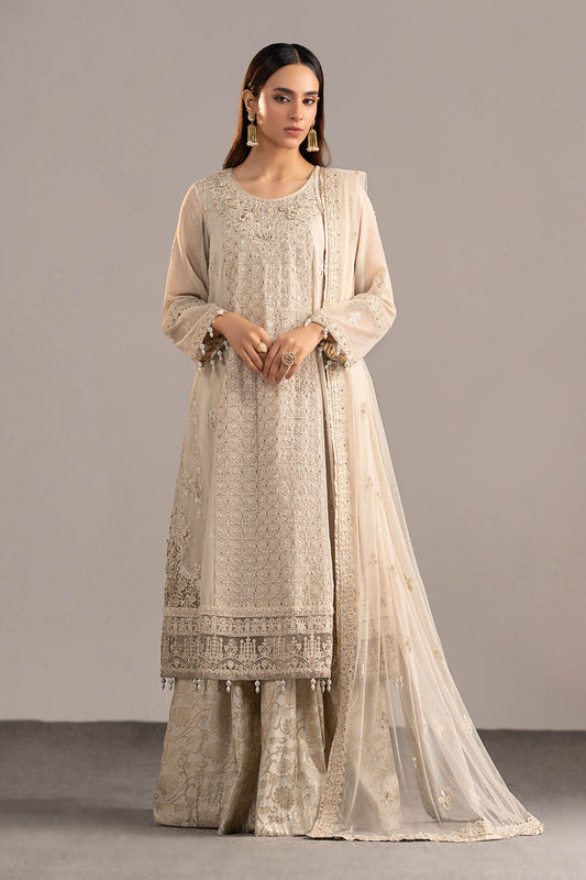 Maria B | Eid Collection 26 | 3 Piece Embroidered Cotton Net Suit