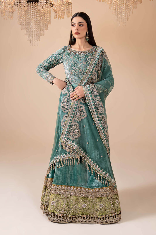 Maria B | Eid Collection 26 | 3 Piece Embroidered Velvet Suit