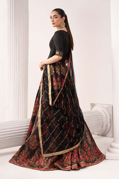 Maria B | Eid Collection 26 | 3 Piece Embroidered Raw Silk Suit
